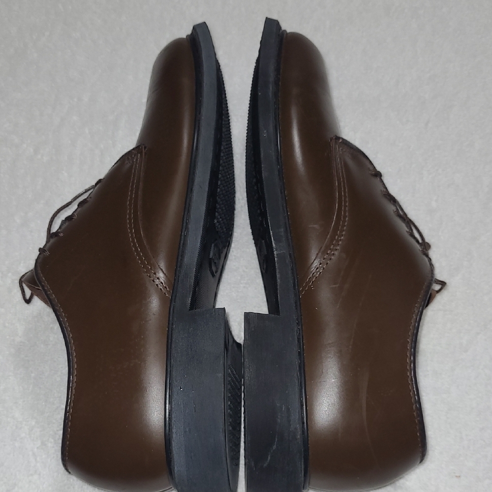 Capps Brown Leather Oxfords Size 9 Womans - Picture 4 of 8